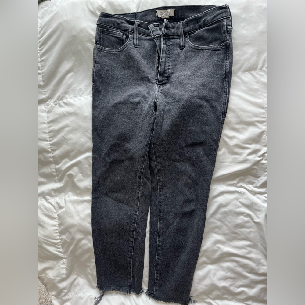 Madewell Black Straight Leg Jeans Classic Style